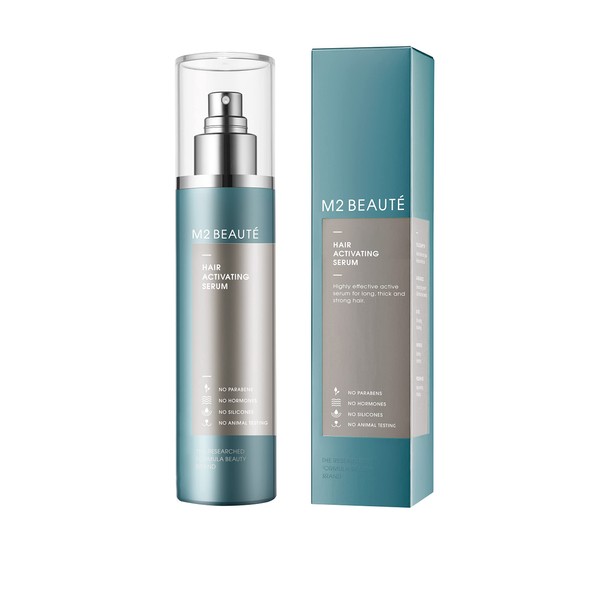 M2 BEAUTÉ Power Hair Serum for Ultimate Growth Boost for Men & Women, for Healthy & Strong Hair, Promotes Hair Growth & Hair Density, Anti-Dandruff, Hair Activating Serum by M2 Beauté, 120 ml