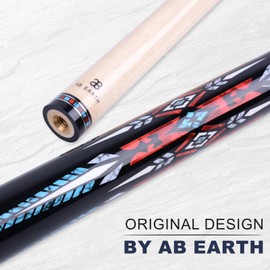 AB Earth 36”/42”/48” Canadian Maple Billiard Short Pool Cues for Tight Places (42")