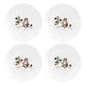 Portmeirion Home & Gifts WNPO5658-XB Dinner Plate-Set of 4, Ceramic
