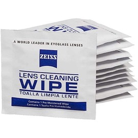 Zeiss Pre-Moistened Lens Cleaning Wipes - Cleans Bacteria, Germs and Without Streaks for Eyeglasses and Sunglasses - (50 Count)