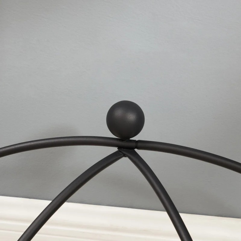 Tempered Glass Surface Console Table Coffee Table with Sturdy Construction