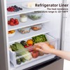 PABUSIOR Cabinet Drawer Liner Clear: Dual-Sided Non-Slip 100%EVA 11" x