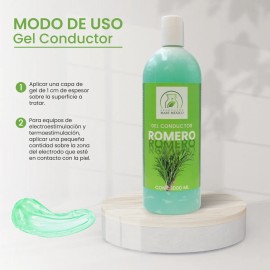Gel Conductor De Romero Facial & Corporal Aparatología 1 L Neutra