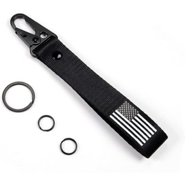 Dsycar Car Motorcycle Keychain Key Ring - Car Keychain Tag, EDC Clip Fob Keychain JDM Key Tags with Label Key Chain Holder