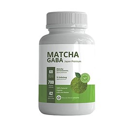 MATCHA PREMIUM GABA FUJIRO ORIGEN JAPONÉS, NATURAL EFECTO CALMANTE, ANTIOXIDANTES NATURALES, 100% NATURAL, SIN AZUCAR, 60 CAP. Veganas