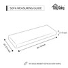 Easy-Going Stretch 1 Piece Couch Cushion Cover for Sofa