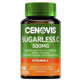 Cenovis Vitamin C 500mg Sugarless Tab X 100