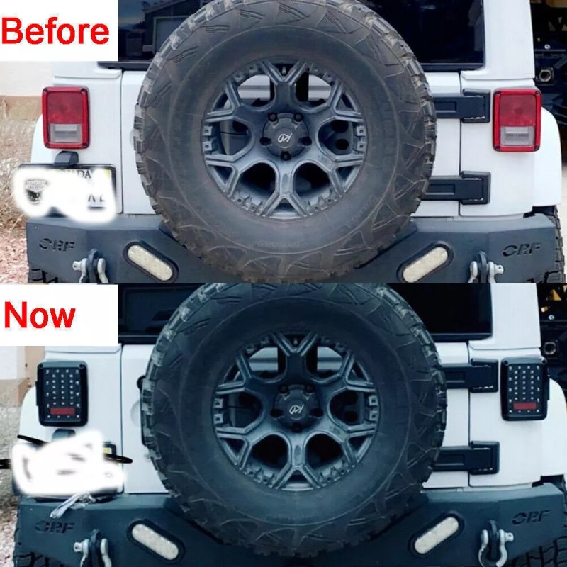 Unbranded 2007-2017 Combo for Jeep Wrangler JK 7" LED Headlights
