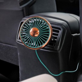 Car Fan,Portable Cooler For Car Air Outlet | 15V Long-lasting Ventilation Device For Truck RV Vehicle Camping Travel
