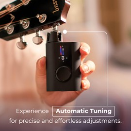 Roadie ROADIE Roadie 3 | Smart Automatic Guitar Tuner, Metronome & String Winder | For Electric Guitars, Acoustic Guitars, 12-String Guitars, Ukulele, Banjo, Mandolin | 150+ Alternate Tunings