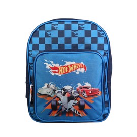 Bagtrotter Hot Wheels Backpack 31 cm with Nursery Bag Blue, blue