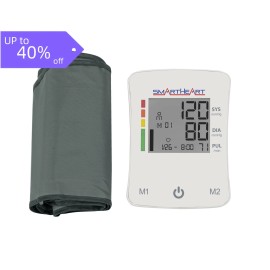 Unbranded SmartHeart Digital Blood Pressure Monitor - Upper Arm Cuff 2-User Memor