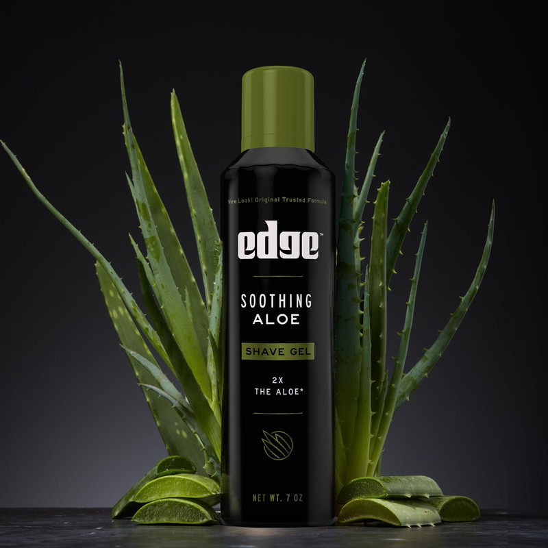 Edge Shaving Gel for Men, Soothing Aloe with Twice The