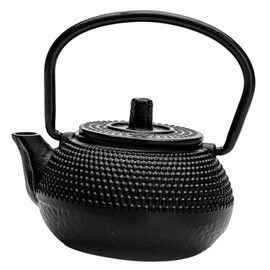 BIUDECO Mini Cast Iron Teapot Decorative Retro Design Vintage Mini Tea Kettle for Home Office Tearoom Iron Craftsmanship for Collection Decor