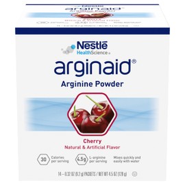 Arginaid Arginaid, Cherry, 0.32-Ounce Packets (Pack of 56) packaging may vary