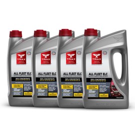 Triax All Fleet ELC - Heavy Duty Extended Life Diesel Antifreeze Concentrate - HD NOAT, 1 Million Mile, 8 Year, 20,000 Hours, Compatible with CAT EC-1 (4 Gallon Pack)