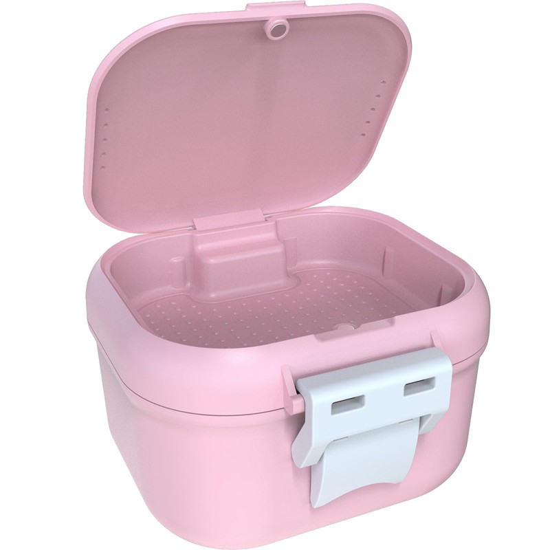 ARGOMAX Leak-proof Prosthesis Box, Portable Soaking Denture Box, Upgraded Version