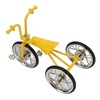 Toy Tricycle Model 3D Car Model Removable Tricycle Ornament Metal