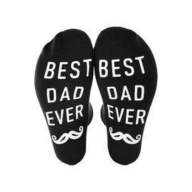 Dad Sock Fathers Day Birthday Gifts for Daddy from Daughter Son, Thank You Gifts for Father New Daddy Best Dad Ever Socks