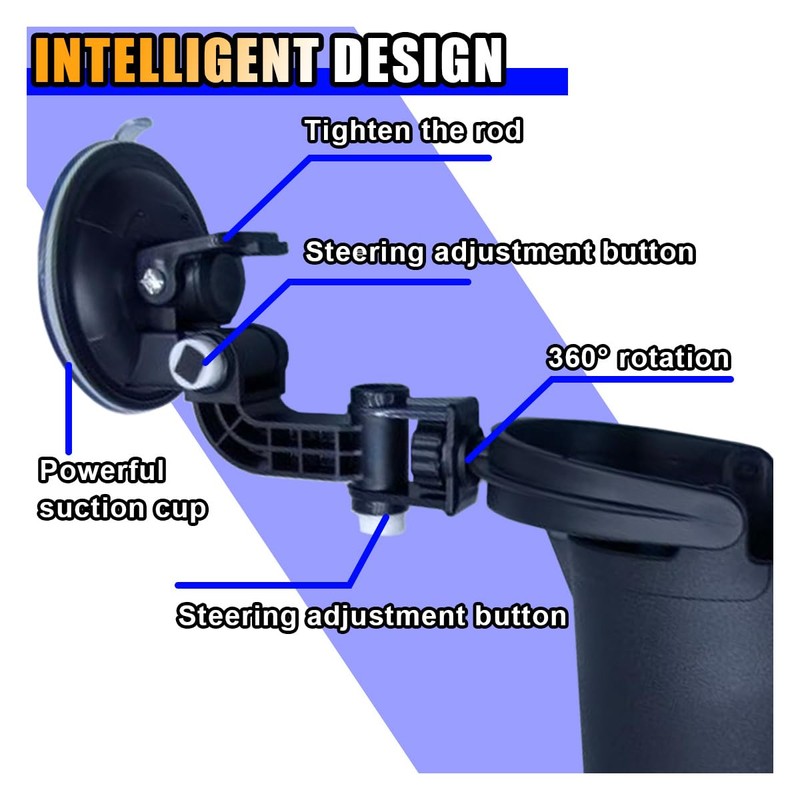 Recessed Folding Cup Drink Holder, Car Console Cup Holder with