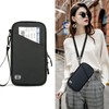RFID Passport Wallet Crossbody Pouch with Card Holder Passport Pouch