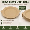 Round Layer Disposable Plates: 3 Plates 60 Servings Total 20