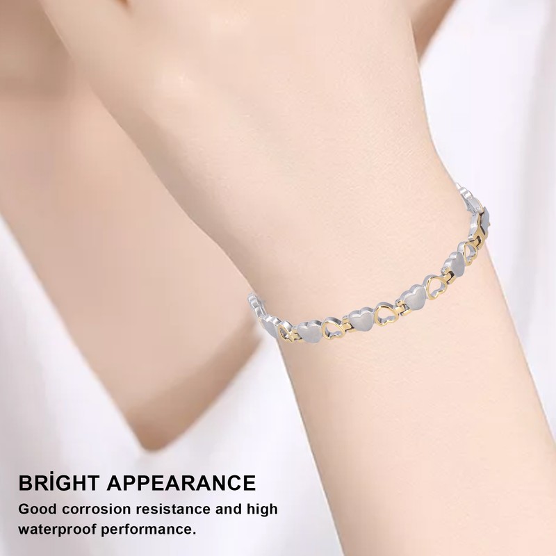 Women Magnetic Bracelet Adjustable Length Magnetic Therapy Bracelet Jewelry Gift