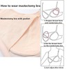 Trssorm Mastectomy Bra with Pockets for Many Types of Breast