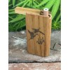 Reloadable Smoke Shop 4" Duck Hunter Canary Wood Slide Top
