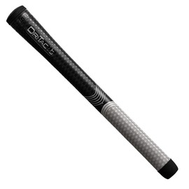 Winn Grips Winn Dri-Tac LT (Less Taper) Golf Grip (Choose Size) (Standard, Individual Grip Only), Black