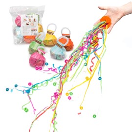 Party Popper 5 x Streamer Bomb, Confetti Cannon Garlands, Spectacular Effect, Set of 5