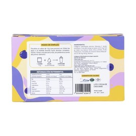 Hidrolizado en polvo + Vitamina C + Ácido Hialurónico + Biotina + Sabor Moras, Caja 28 sobres con 12 g cada uno
