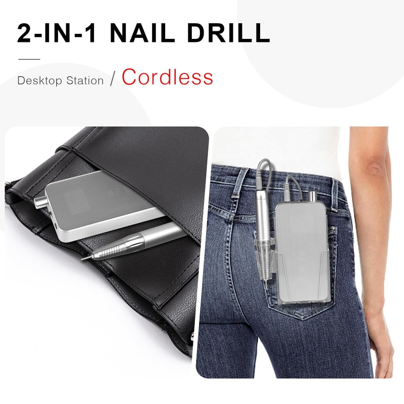 AZ GOGO 35000RPM Handpiece for TP301 Coreless Nail Drill Machine