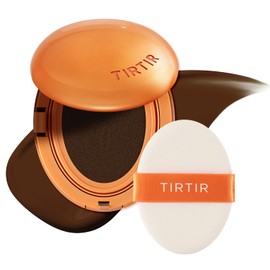 [*Mini Size*] TIRTIR Mask Fit Ai Filter Cushion Foundation | AI-Like Semi-Matte Finish - Up to 72-Hour Medium to Full Coverage Korean Make up Beauty, #51N Fudge, 0.15 oz