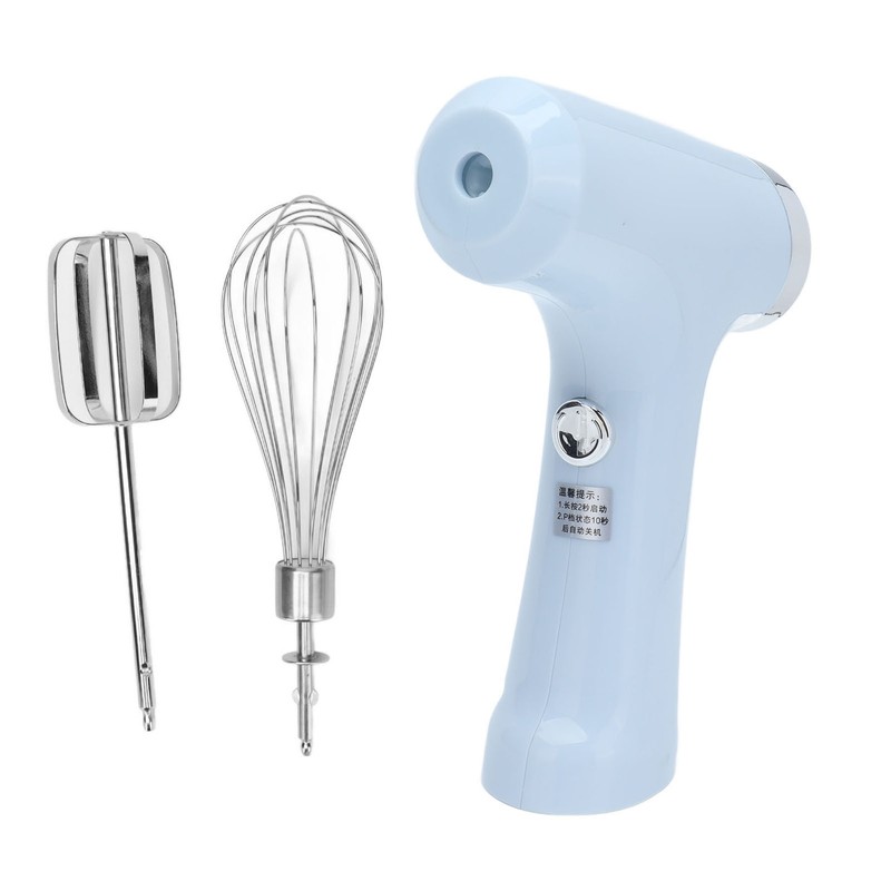USB Charging Cordless Egg Whisk Adjustable Stainless Steel Electric Hand