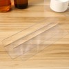 FRCOLOR 6 Pcs Clear L Shaped Shelf Dividers 7.9"X2.4"X1.2" Plastic