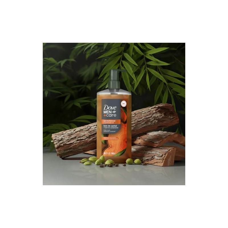 Gel de Ducha Dove Men+Care Sándalo y Cardamomo, 768.91 ml
