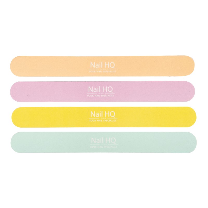 Nail HQ Coloured Nail File (Pack of 4)