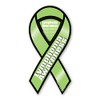 Lymphoma Awareness 2-in-1 Ribbon Magnet by Magnet America Is 8"