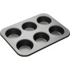 MasterClass Deep Muffin Tray/Yorkshire Pudding Tin, 6 Hole Non Stick