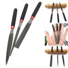 3pcs 3x118mm Flat Round File Needle File Set Grinding For