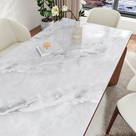 STICKEEP Matte Grey Marble Wallpaper Peel and Stick Countertops Waterproof Thick Marble Vinyl Wallpaper Self Adheisve Removable Gray Granite Contact Paper for Kitchen Bathroom Tables Walls 17.7"x120"