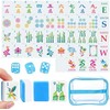 162 Azulejos American Mahjong - Juego de azulejos y bolsa