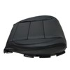 SecosAutoparts Driver Side Bottom Replacement Perforated Leather Seat Cover Black