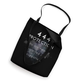 444 Angel Number Spiritual Guide Message Tote Bag