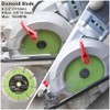 FACHLICH 4-1/2" Circular Saw Blades Set,6pcs HSS/TCT/Diamond Saw Blades for