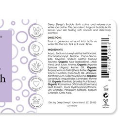 Deep Steep Bubble Bath, 10 oz (Lavender Vanilla)