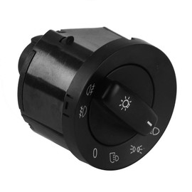 Headlight Bulb Switch 1K0941431N Chrome Black Fits MK5 MK6 Models 2005 2013 Car Headlight Switch Number 1K0941431 1K0941431AC 1K0941431AS 1K0941431 1k0941431n
