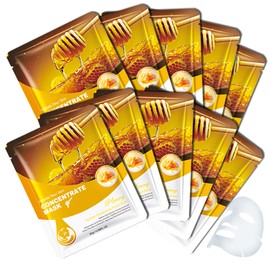 WENJLYJ Hydrating Face Mask Set,10 Combo Pack Moisturizing Facial Sheet Masks Set for Women & Men,All Skin Type(C)