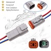 HISports DT Connector Kit 4 Pin Way Sealed Male and